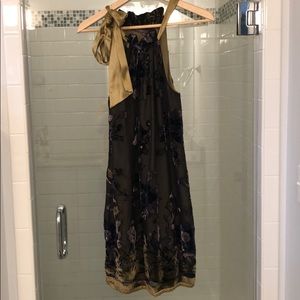 Beautiful bow tie formal dress